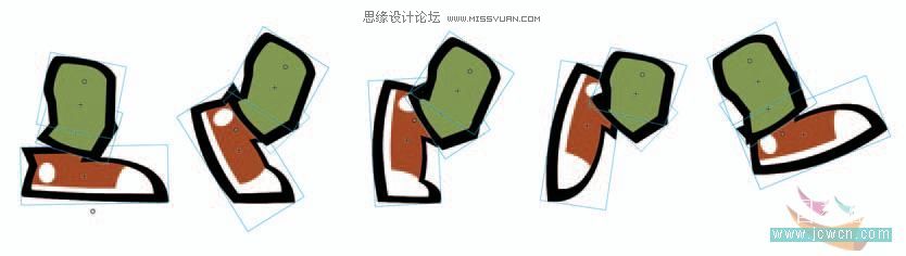 Flash cs3教程:人物行走動(dòng)畫(huà)制作技巧,PS教程,思緣教程網(wǎng)