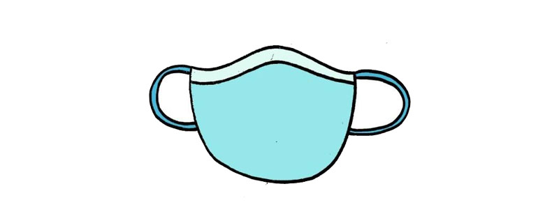 口罩簡(jiǎn)筆畫(huà)