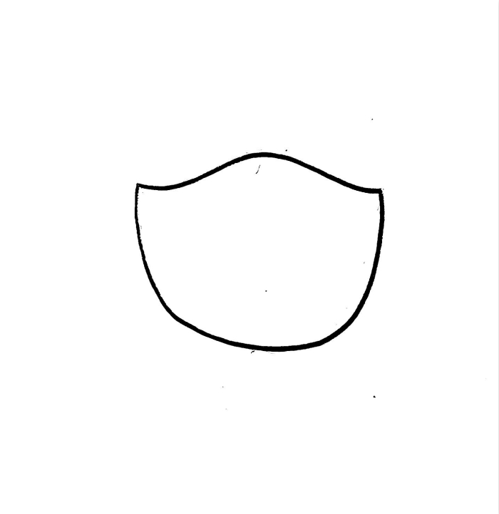 口罩簡(jiǎn)筆畫(huà)