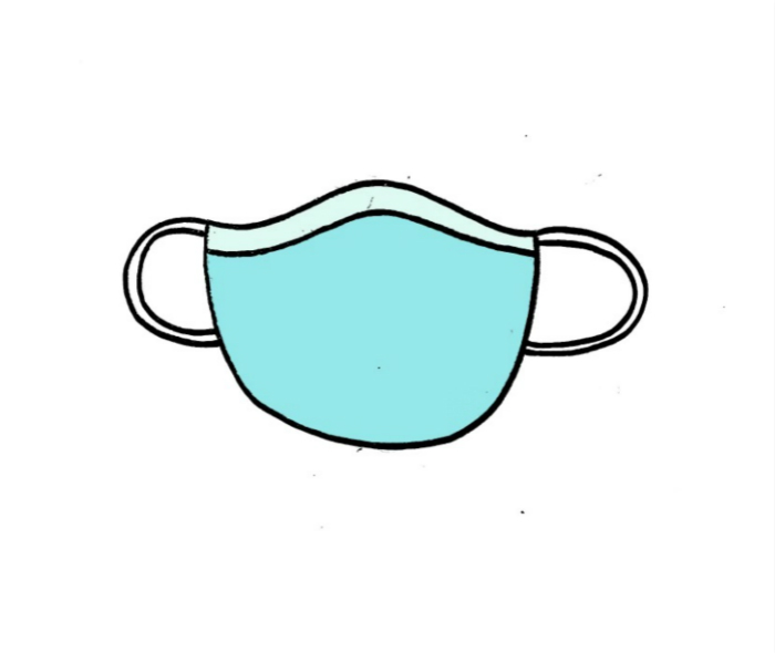口罩簡(jiǎn)筆畫(huà)