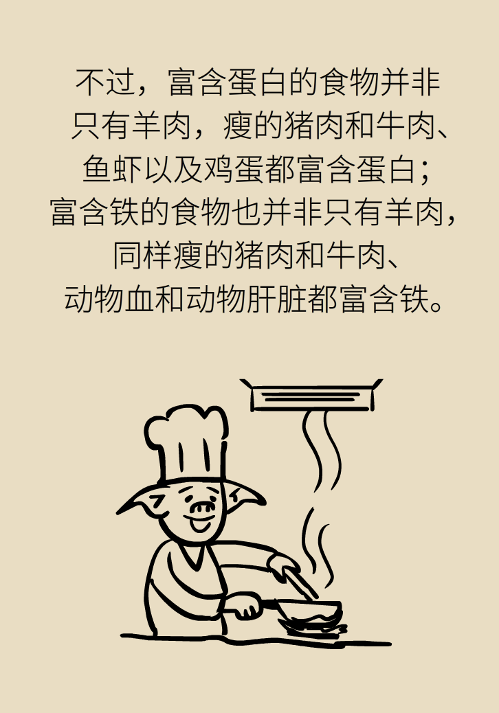 吃羊肉可以補鐵嗎？