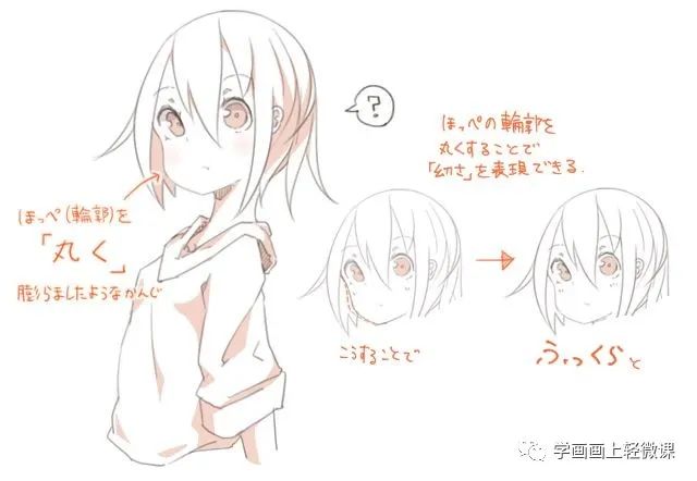 女孩畫不出可愛的感覺？是你把臉畫歪了吧！