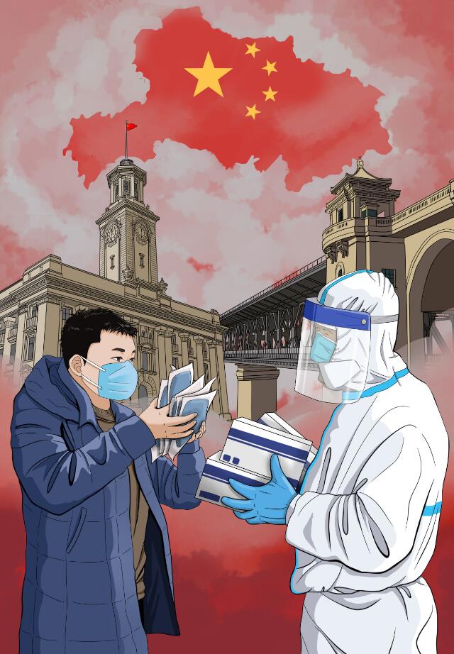 武漢抗疫新冠病毒簡筆畫，武漢必勝.jpg