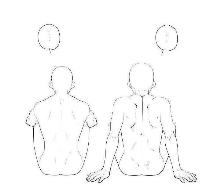 動(dòng)漫人物的背怎么畫.jpg