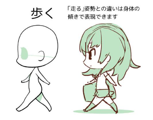 手繪動(dòng)漫設(shè)計(jì)：肝不肝你說了算！人體姿勢素材大分享
