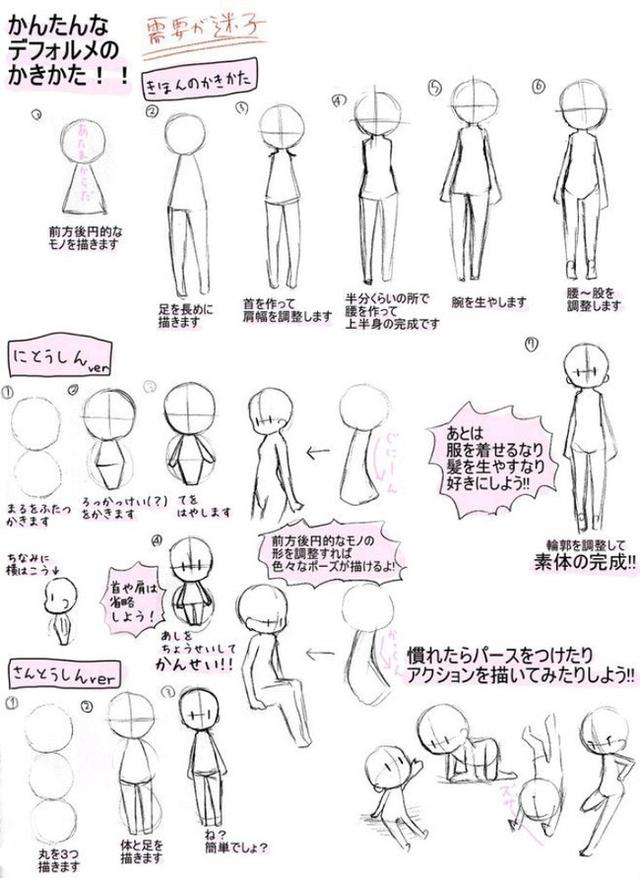 Q版動(dòng)漫人物怎么畫？畫Q版人物的教程，Q版人物畫法一定要掌握