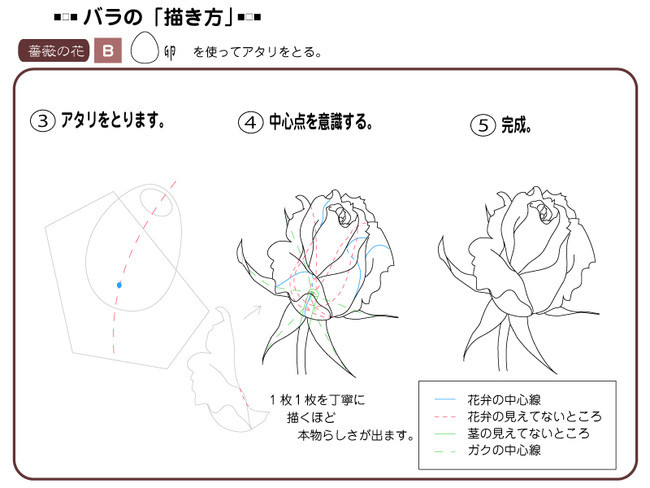 各種花的簡單畫法，一步一步教你畫鮮花
