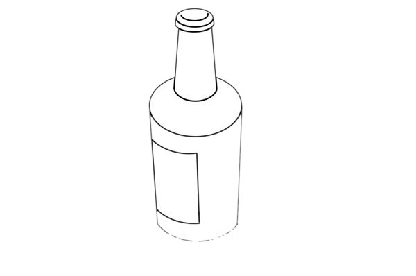 一瓶啤酒簡(jiǎn)筆畫畫法步驟圖片