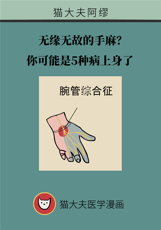 無緣無故的手麻，這是身體發(fā)出的什么信號？