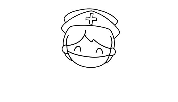五一勞動(dòng)節(jié)致敬醫(yī)護(hù)人員簡筆畫步驟教程