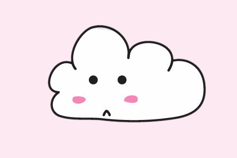云朵簡(jiǎn)筆畫圖片