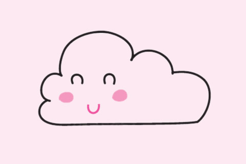 云朵簡(jiǎn)筆畫圖片