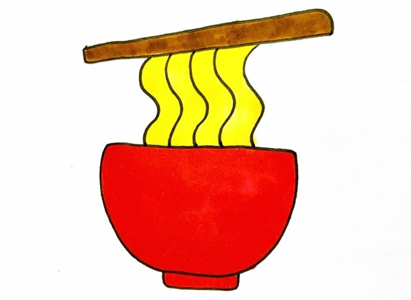面條簡(jiǎn)筆畫