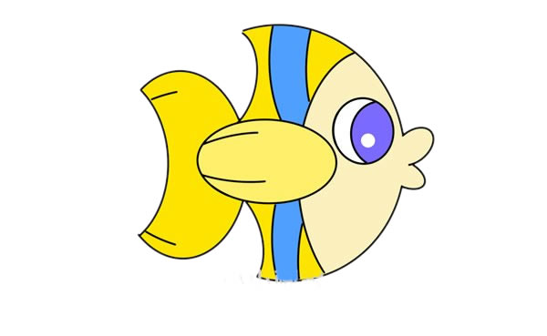 熱帶魚簡(jiǎn)筆畫