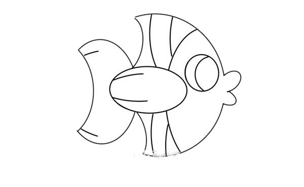 熱帶魚簡(jiǎn)筆畫圖片大全彩色