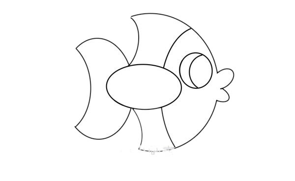 熱帶魚簡(jiǎn)筆畫圖片大全彩色