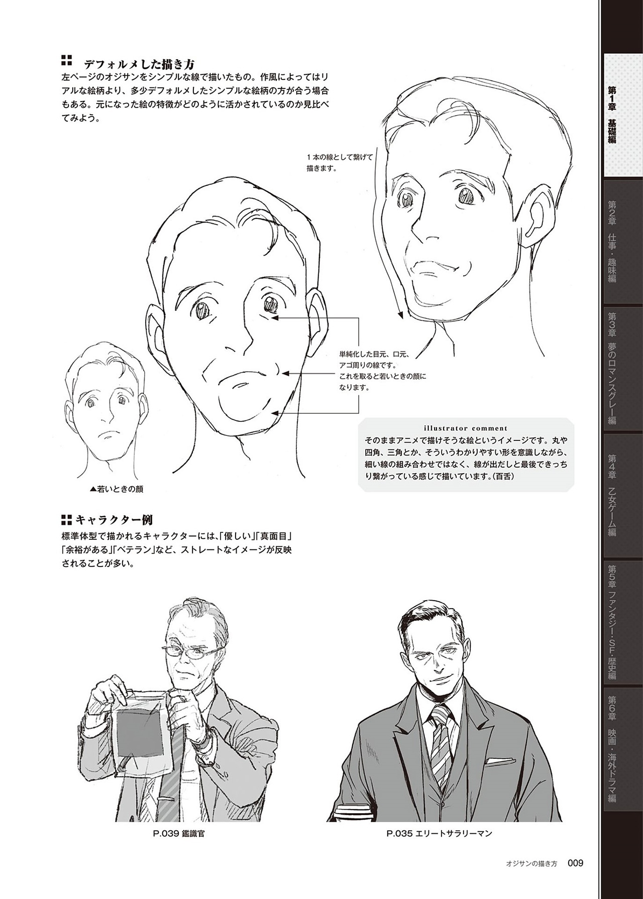 動(dòng)漫中老年人角色怎么畫？