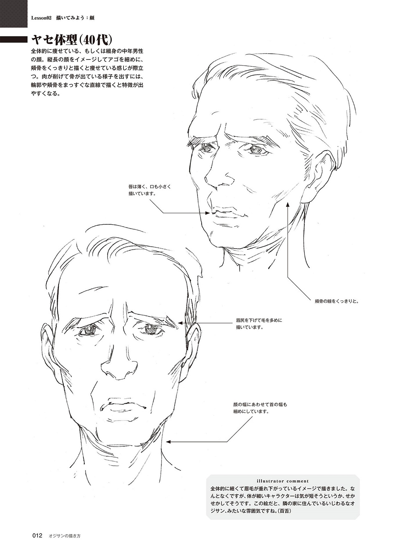動(dòng)漫中老年人角色怎么畫？