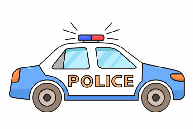 警車(chē)怎么畫(huà)？