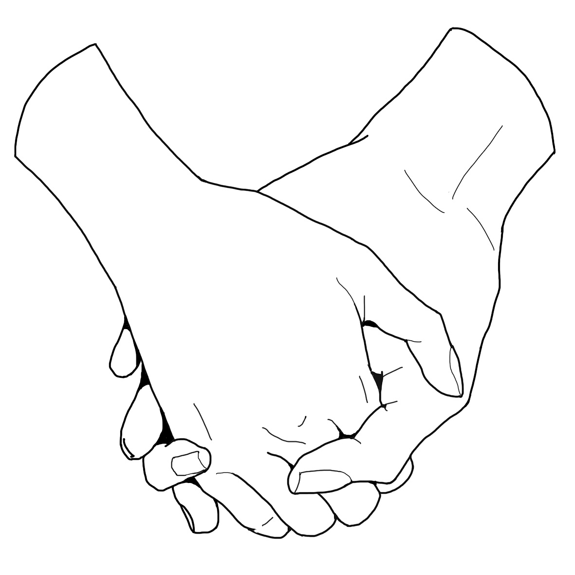 情侶戀愛中的手部動(dòng)作姿態(tài)怎么畫？