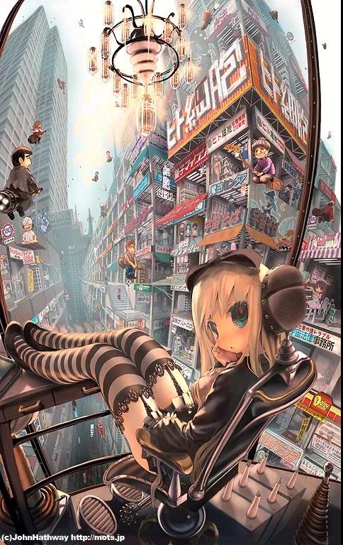 動漫作品中的四點透視（曲線透視）2.jpg