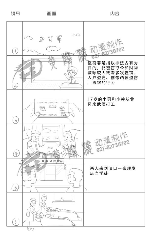 動畫制作《盜竊罪》法院法制宣傳科普動畫片線稿分鏡設(shè)計1-6.jpg