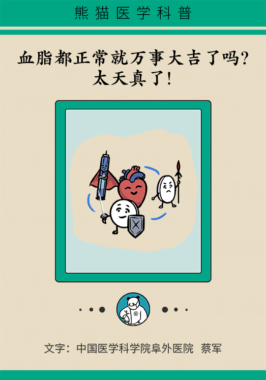 心梗動漫科普：血脂都正常就萬事大吉了嗎？
