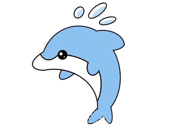 海豚怎么畫呢？