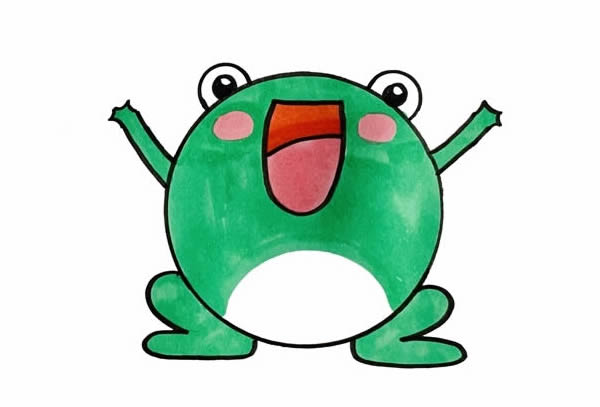 青蛙的畫(huà)法