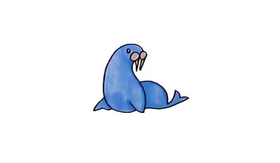 海豹怎么畫？