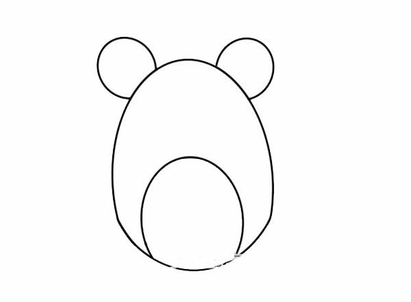 卡通可愛(ài)老鼠簡(jiǎn)筆畫(huà)圖片