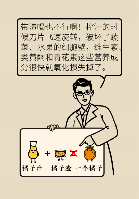 鮮榨果蔬汁排毒減肥？當(dāng)心你的營養(yǎng)流失更多