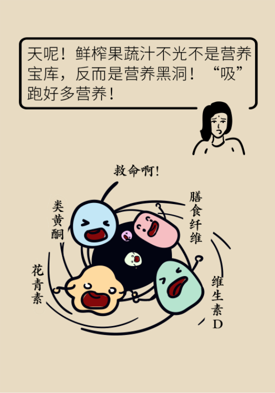 鮮榨果蔬汁排毒減肥？當(dāng)心你的營養(yǎng)流失更多