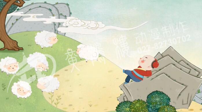 從前，有個放羊娃，每天趕著一群羊，到山里去吃草。.jpg