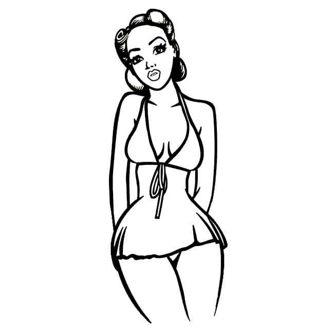 性感美女怎么畫？