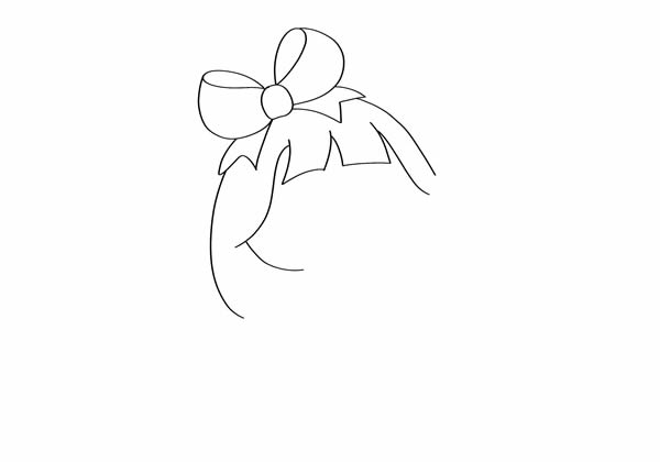 可愛小女孩簡(jiǎn)筆畫圖片