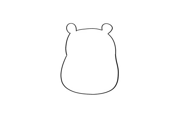 超萌可愛(ài)小倉(cāng)鼠簡(jiǎn)筆畫 卡通倉(cāng)鼠簡(jiǎn)筆畫彩色畫法