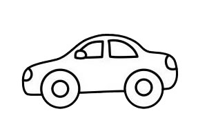 警車 警車簡筆畫圖片步驟五