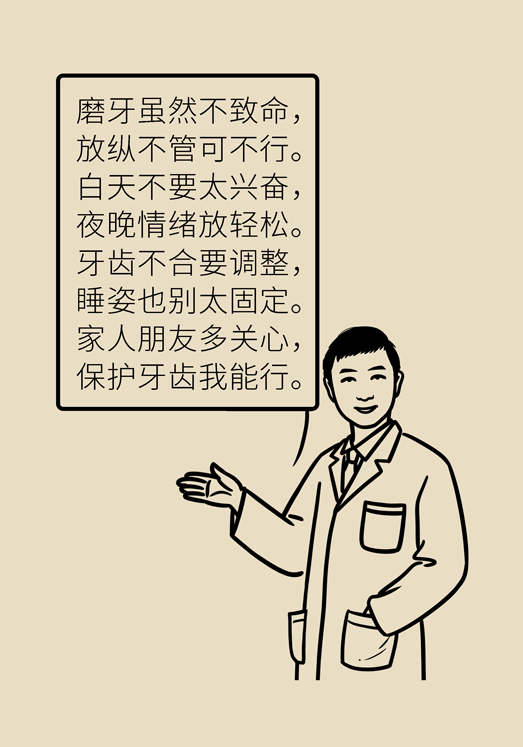 牙齒科普動(dòng)漫 磨牙