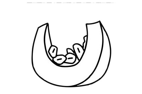 南瓜 南瓜簡(jiǎn)筆畫(huà)圖片