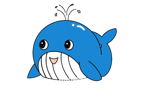 鯨魚 鯨魚怎么畫簡(jiǎn)單又可愛 鯨魚簡(jiǎn)筆畫步驟圖解教程