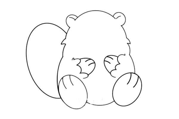 土撥鼠 彩色土撥鼠怎么畫(huà)簡(jiǎn)筆畫(huà)簡(jiǎn)單可愛(ài)