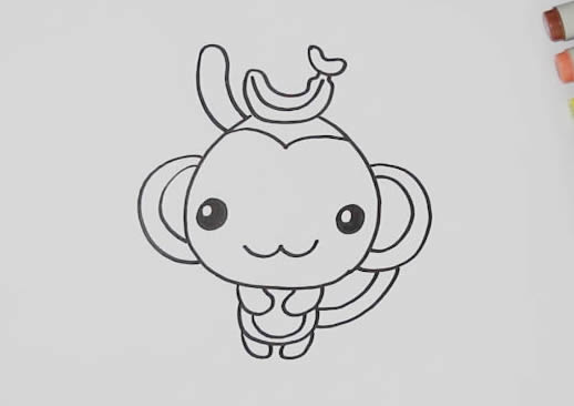 猴子 猴子怎么畫簡(jiǎn)筆畫簡(jiǎn)單又可愛