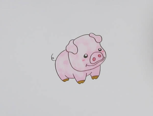 小豬怎么畫簡(jiǎn)筆畫簡(jiǎn)單又可愛