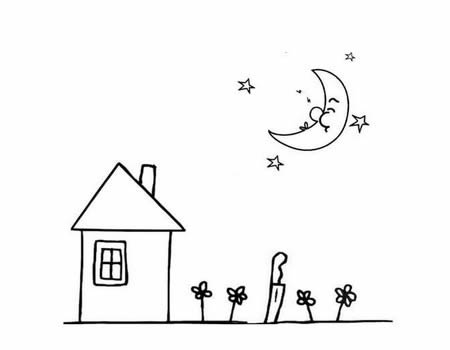 夏天風(fēng)景簡(jiǎn)筆畫圖片