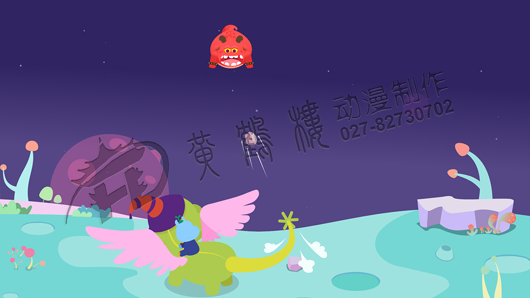 來到了地面，他一摔尾巴，把地面上的石頭塊.jpg