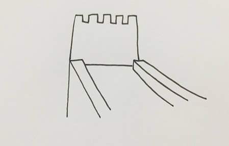 中國(guó)萬(wàn)里長(zhǎng)城的簡(jiǎn)筆畫(huà) 北京長(zhǎng)城怎么畫(huà)簡(jiǎn)單又好看