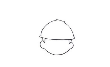 建筑工人簡(jiǎn)筆畫(huà)彩色畫(huà)法 步驟圖解