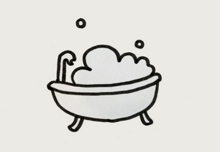 浴缸簡(jiǎn)筆畫(huà)怎么畫(huà)又好看