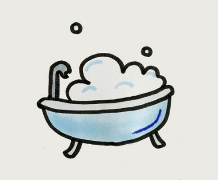 浴缸簡(jiǎn)筆畫(huà)怎么畫(huà)又好看